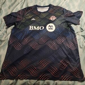 Adidas 2019-20 Toronto FC Pride Pregame Socce Jersey Men's Size 2XL